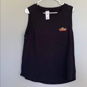 Vans “Off The Wall” Black Tank Top